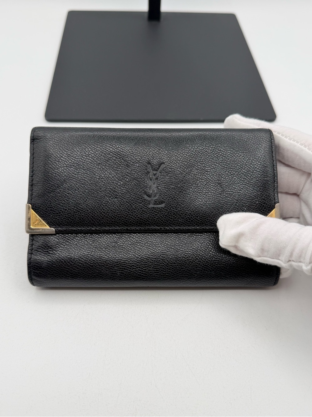 YSL Yves Saint Laurent Vintage Tri fold Wallet